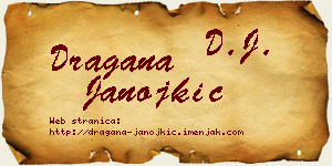 Dragana Janojkić vizit kartica